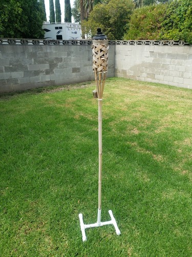 Tiki torch stands diy - tiki, sets